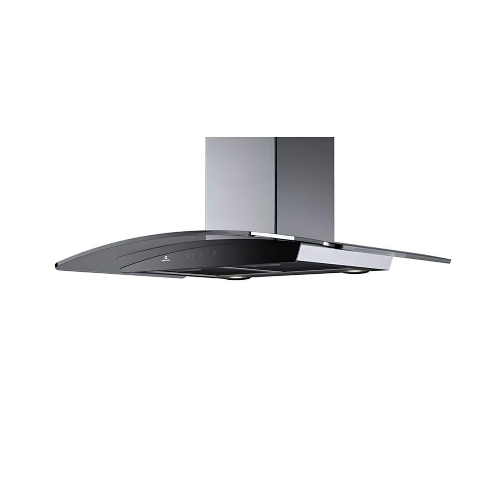 CAMPANA EXTRACTORA TIPO CHIMENEA INDURAMA CEI-90NEVC 90 CM NEGRA - 2