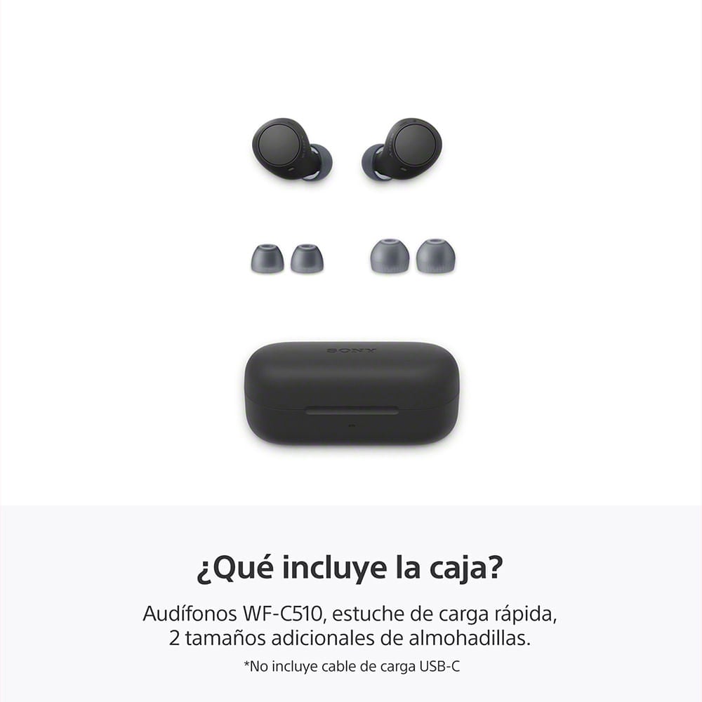 AUDÍFONO INALAMBRICO SONY WF-C510 NEGRO - 3