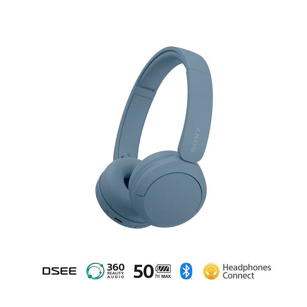 AUDÍFONOS SONY WH-CH520 BLUETOOTH AZUL - 1