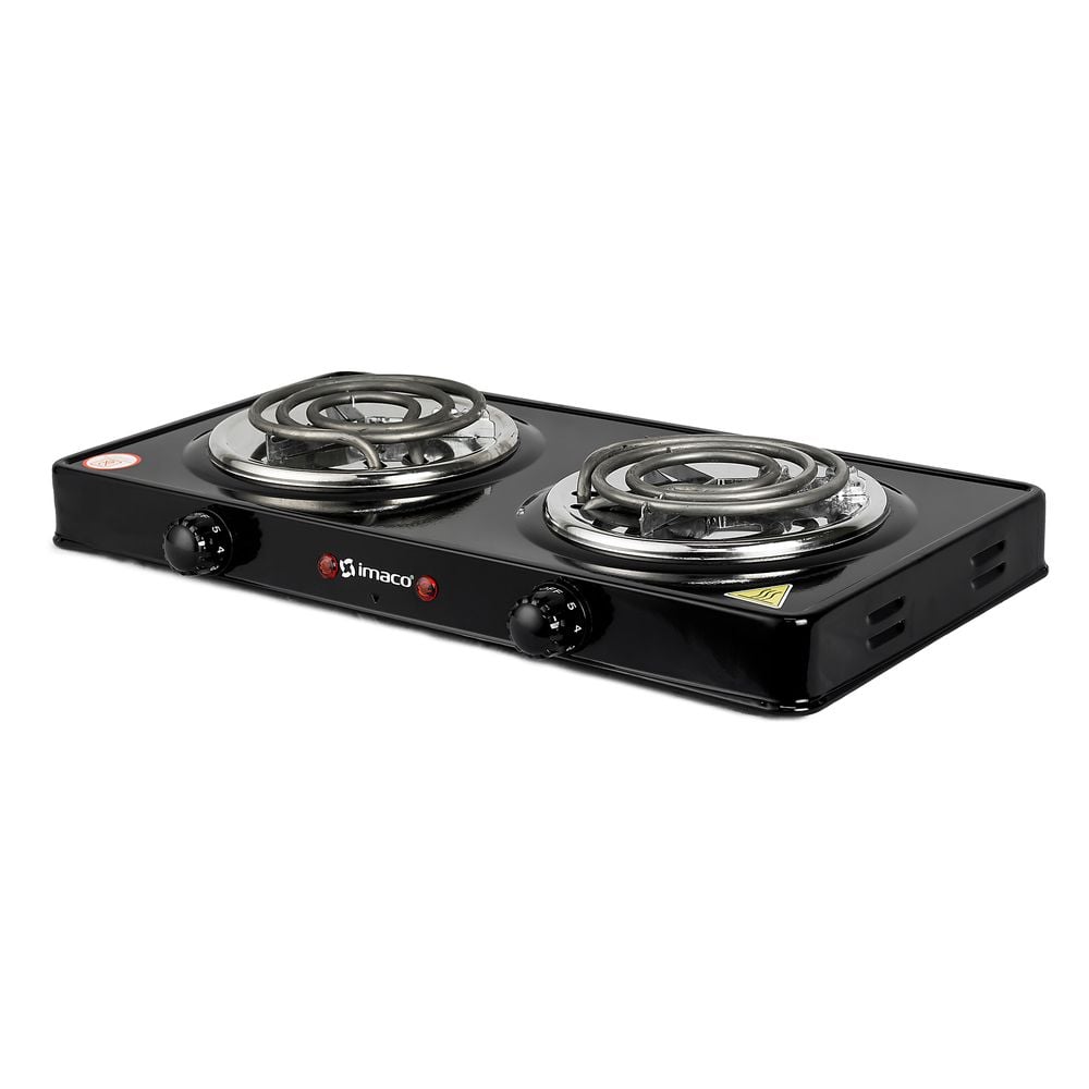 COCINA ELÉCTRICA 2 HORNILLAS IMACO HP-1400 NEGRO - 2