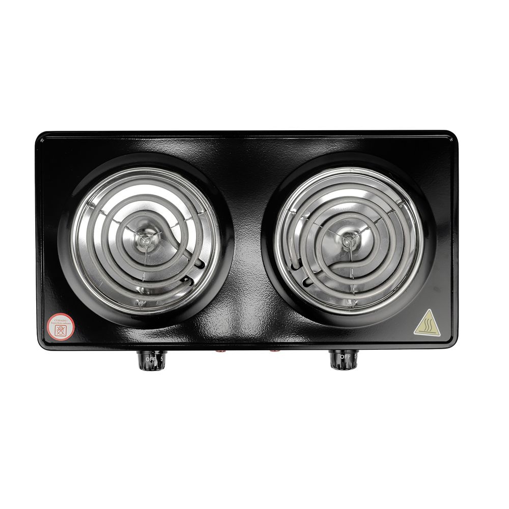 COCINA ELÉCTRICA 2 HORNILLAS IMACO HP-1400 NEGRO - 3