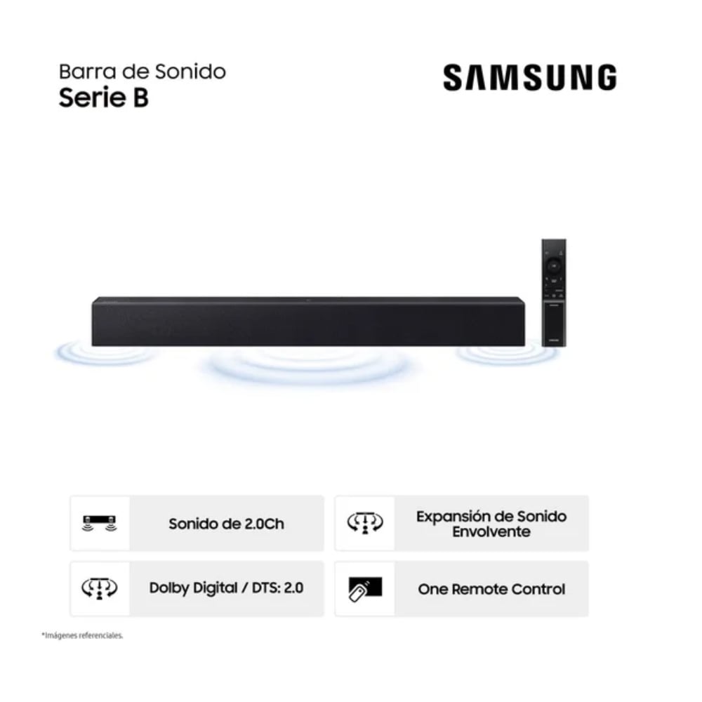 BARRA DE SONIDO - SOUNDBAR SAMSUNG HW-B400F/PE - 1