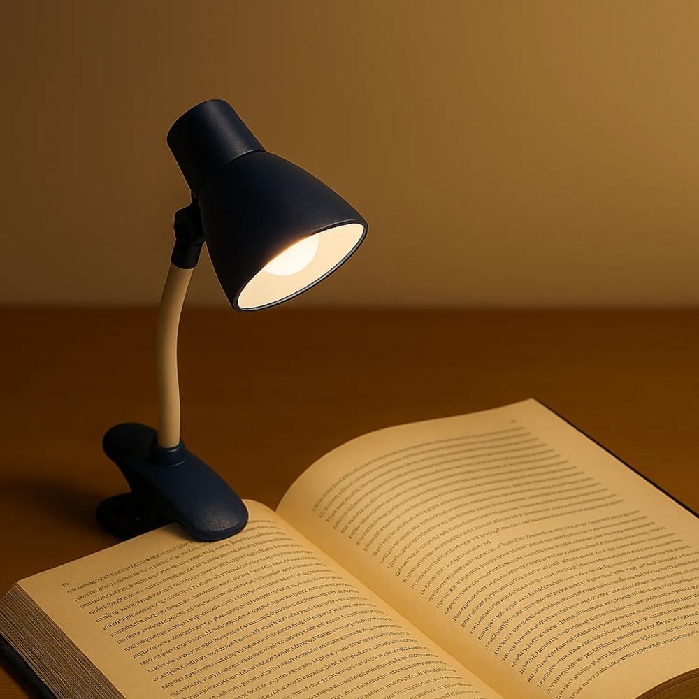 LÁMPARA DE ESCRITORIO LED AZUL DEER - LUZ SUAVE - 1
