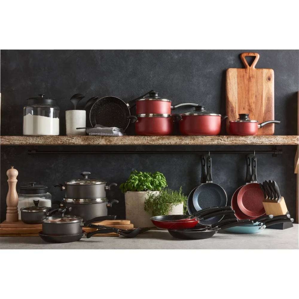 JUEGO DE OLLAS 38 PIEZAS ANTIADHERENTE VICTORIA TRAMONTINA ROJO – BATERÍA COMPLETA DE COCINA - 5