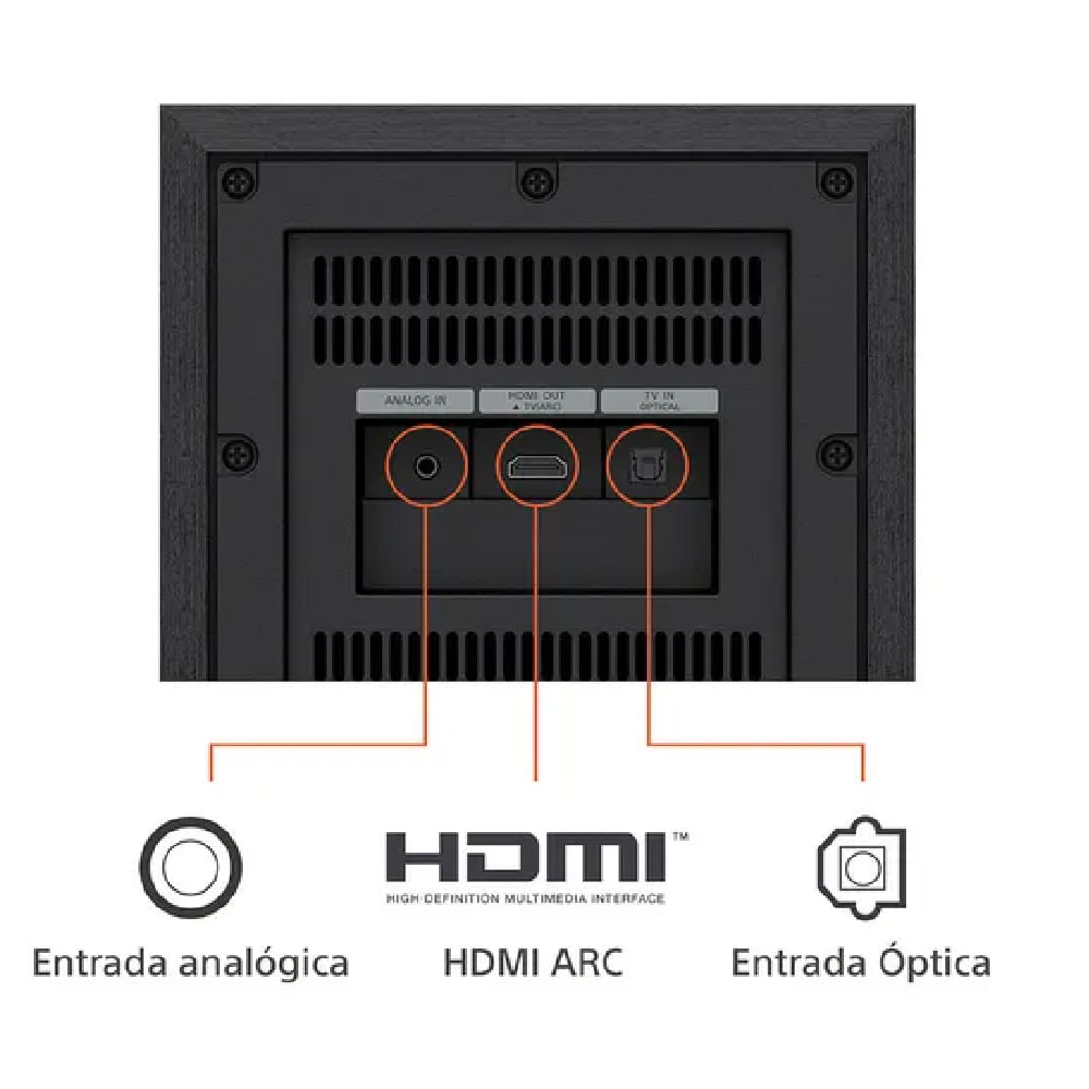 BARRA DE SONIDO  HT-S40R TEATRO EN CASA SONY HT-S40R 5.1 CANALES - 3