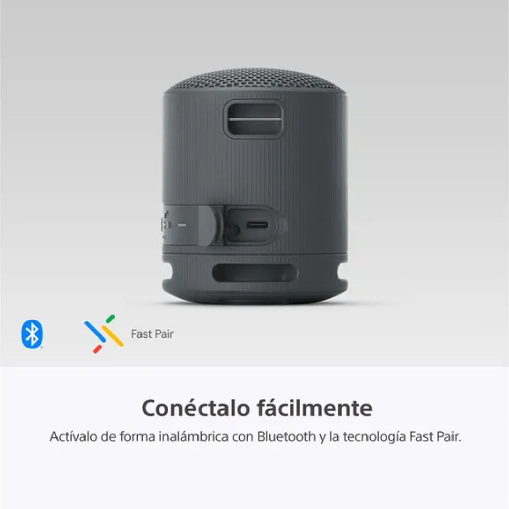 PARLANTE INALÁMBRICO PORTÁTIL SRS-XB100 COLOR NEGRO - 4