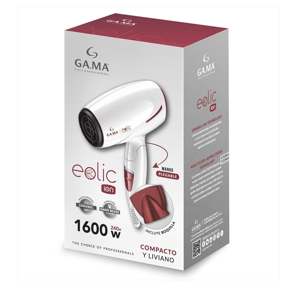 SECADORA GAMA EOLIC CERAMIC ION 1600W | 2 VELOCIDADES BECHD0000002425 - 4