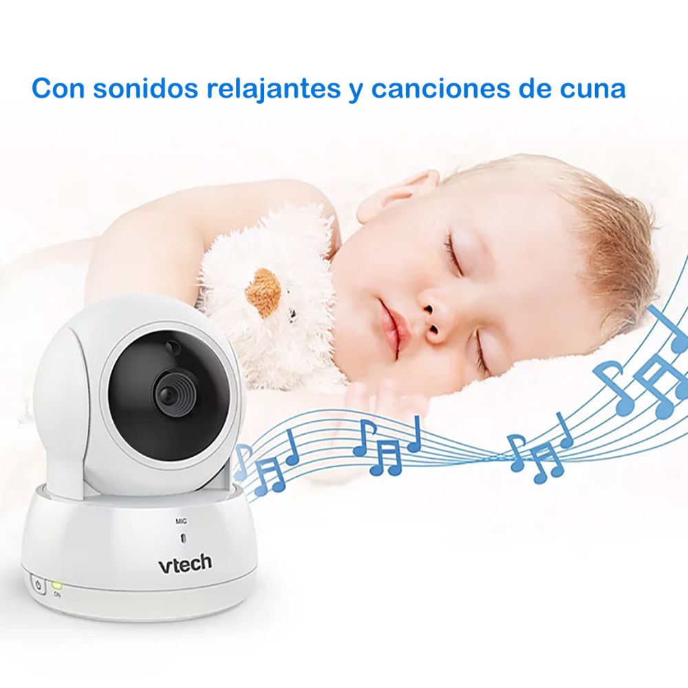 MONITOR DE BEBÉ VTECH VM3262 CON CÁMARA Y PANTALLA A COLOR - 2