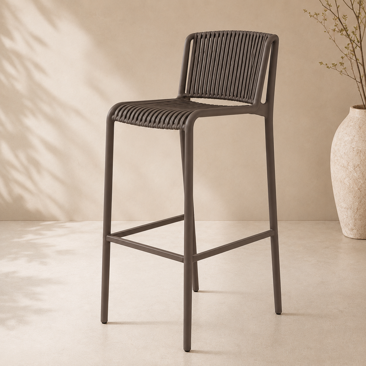 SILLA DE BAR QUERCIA CHOCOLATE | NOEL DECO - 1