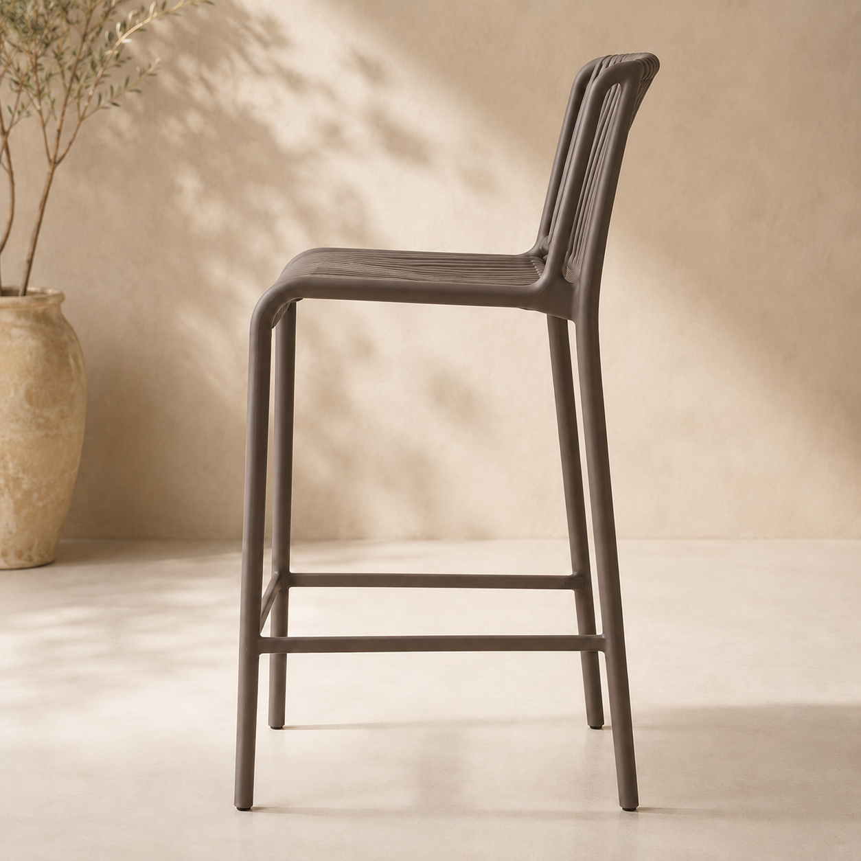 SILLA DE BAR QUERCIA CHOCOLATE | NOEL DECO - 2
