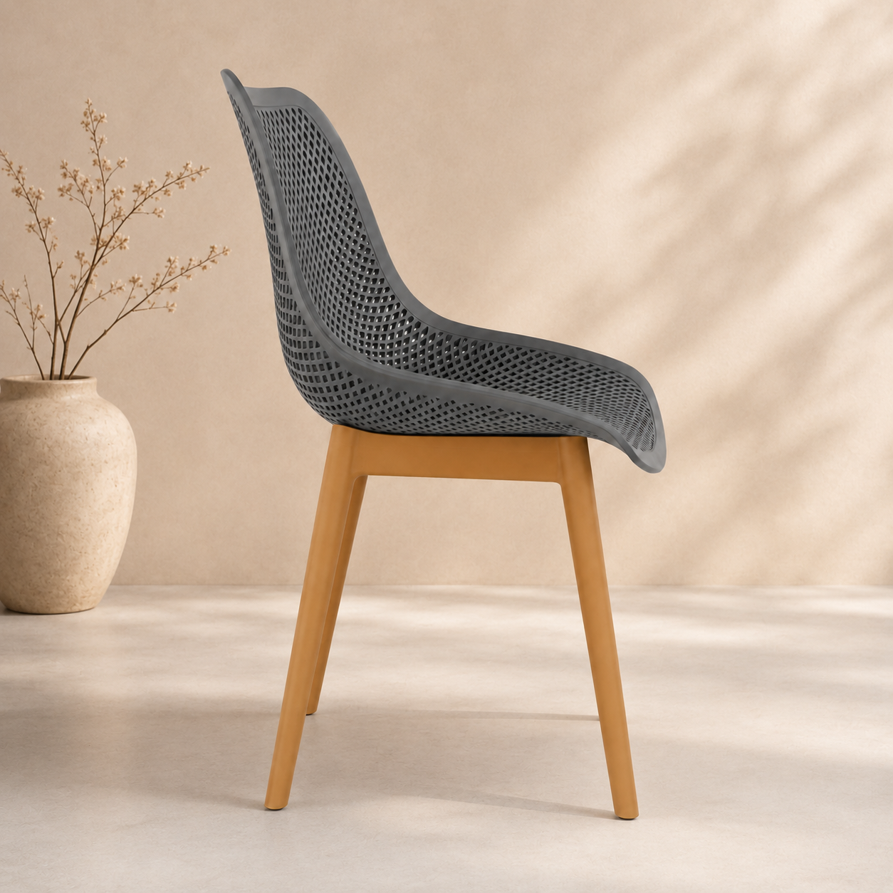SILLA DE COMEDOR VENTURE GRIS | NOEL DECO - 2