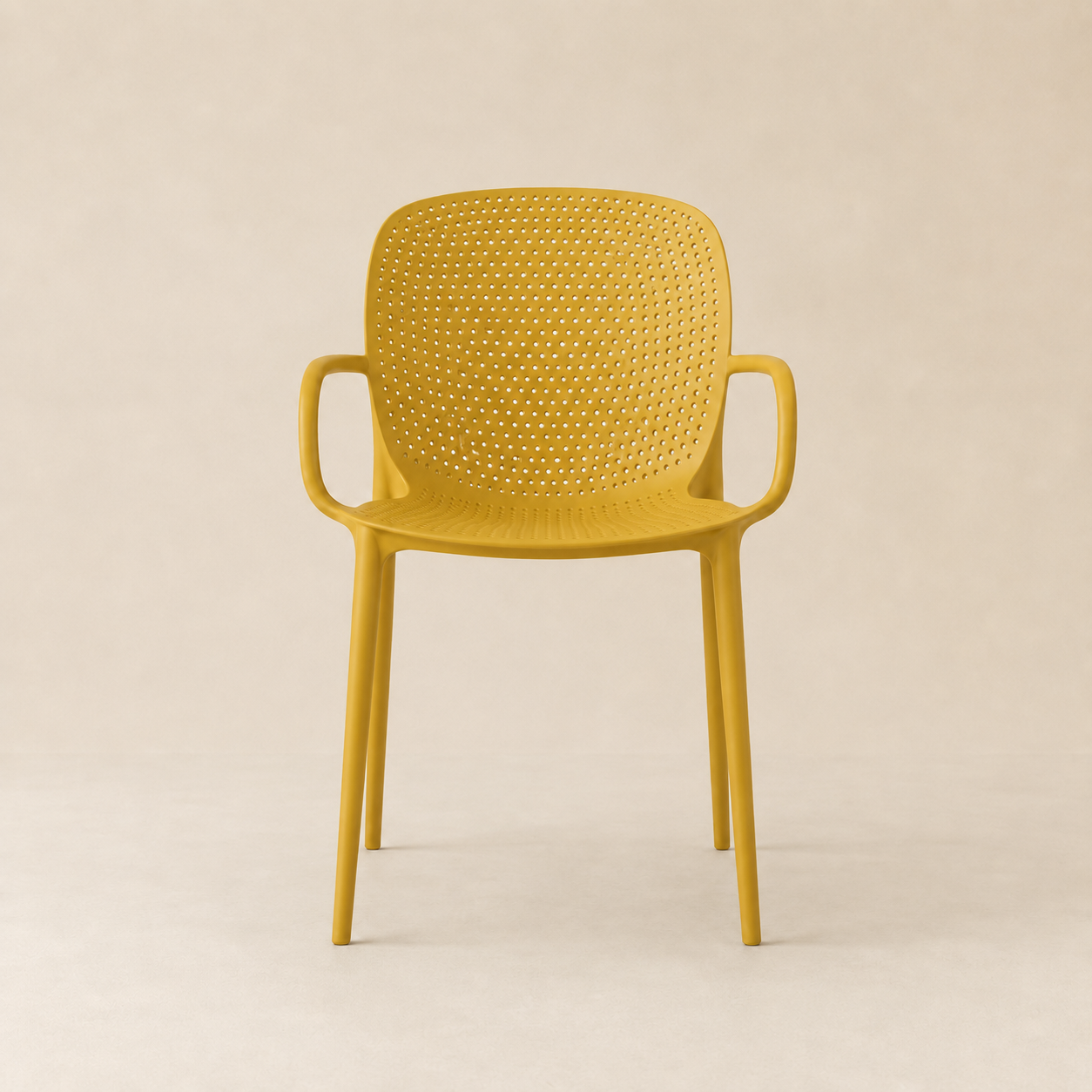 SILLA PARA TERRAZA OSLO MOSTAZA | NOEL DECO - 2
