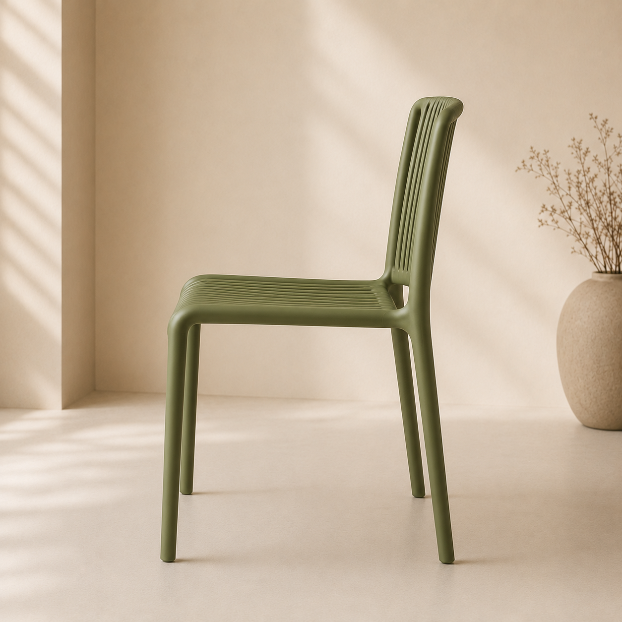 SILLA PARA TERRAZA VERDE OLIVO | NOEL DECO - 2