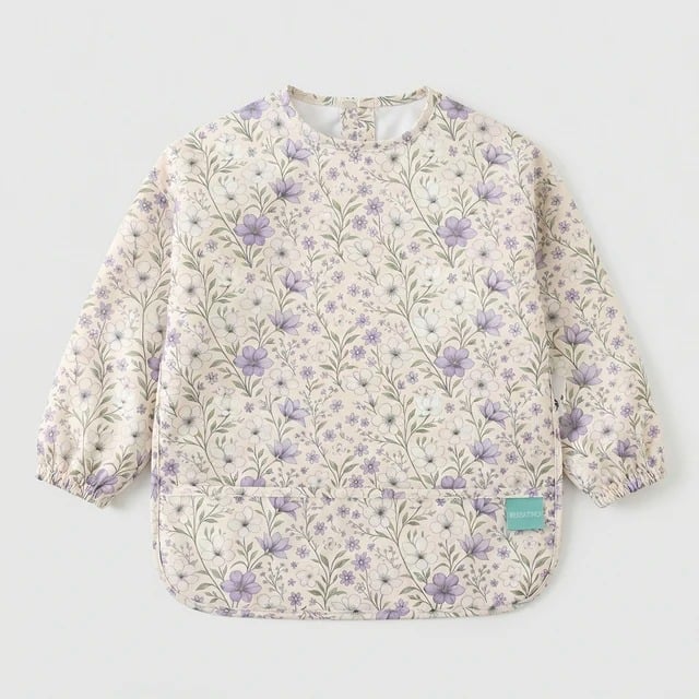 BABERO IMPERMEABLE CON MANGAS - 1