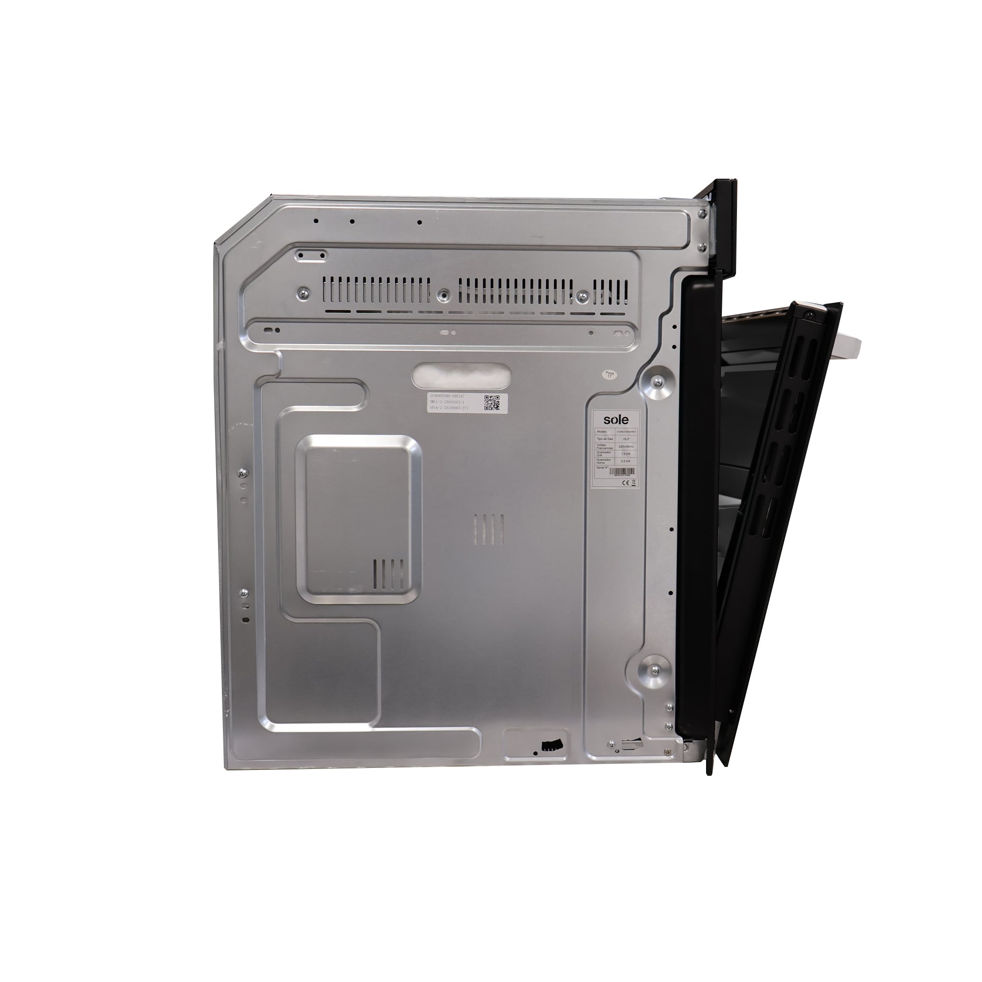 HORNO SOLE EMPOTRABLE 73 L MIX CLASSIC GLP/GN - 5