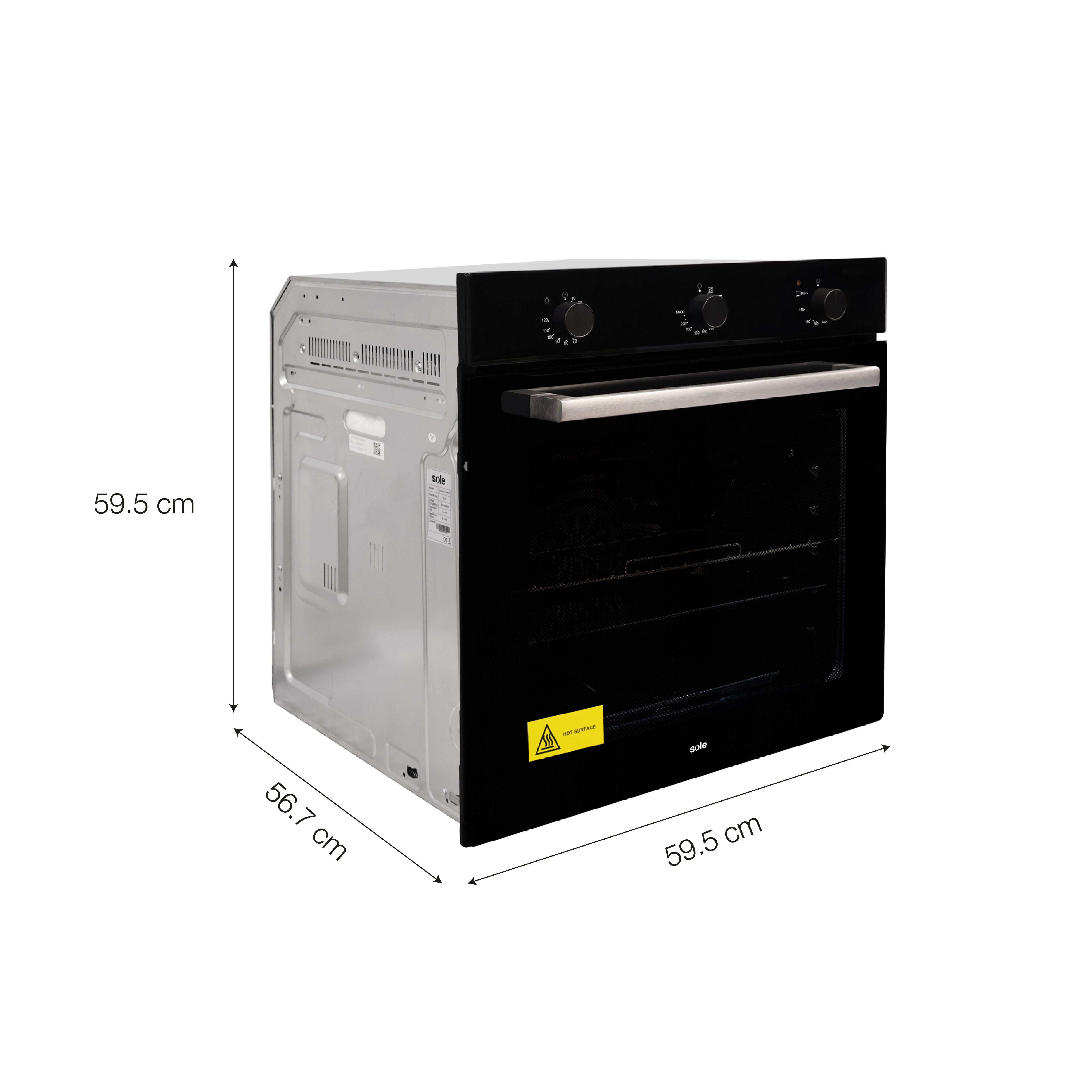 HORNO SOLE EMPOTRABLE 73 L MIX CLASSIC GLP/GN - 9