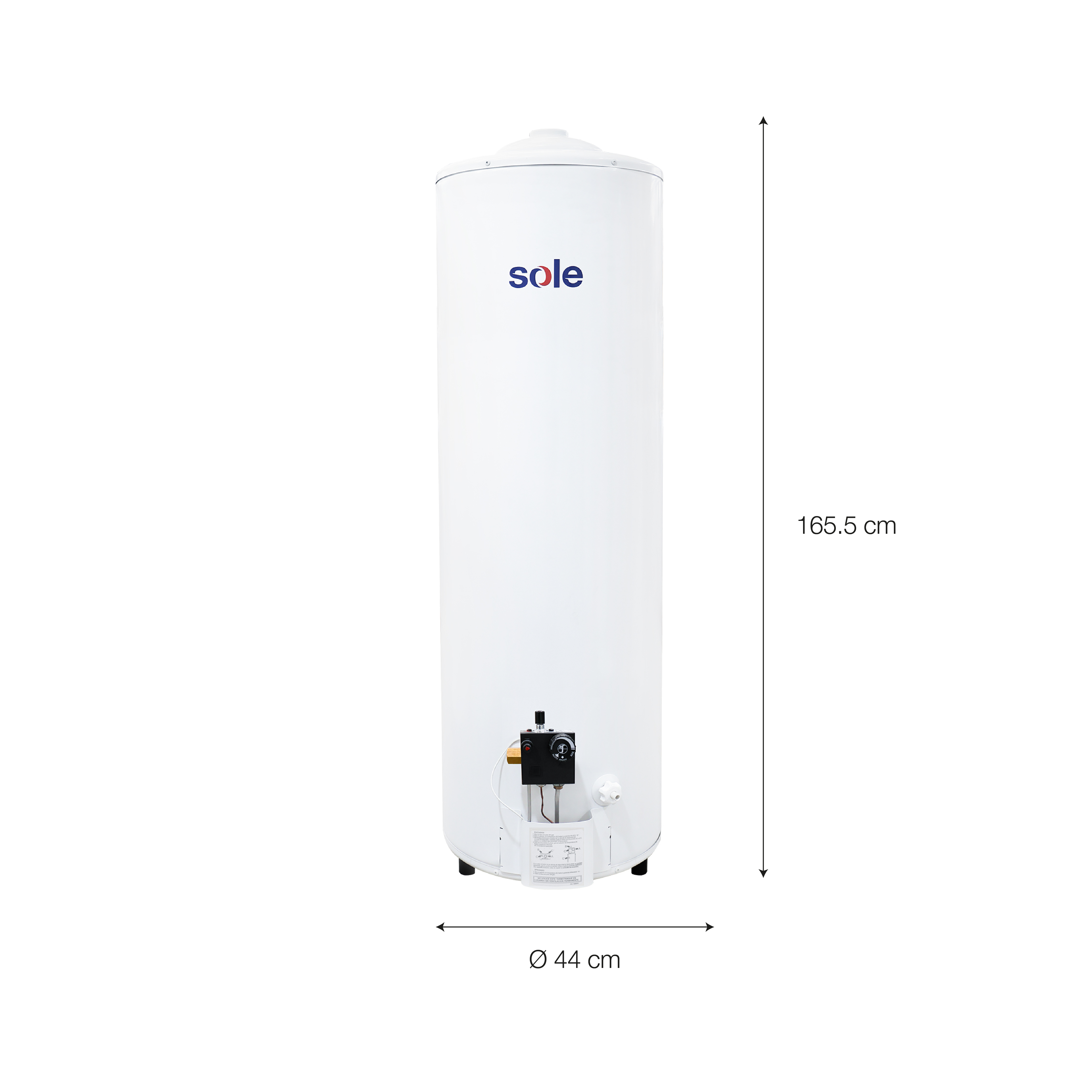 TERMOTANQUE 150 L GLP TIPO B C.ACC SOLE - 4