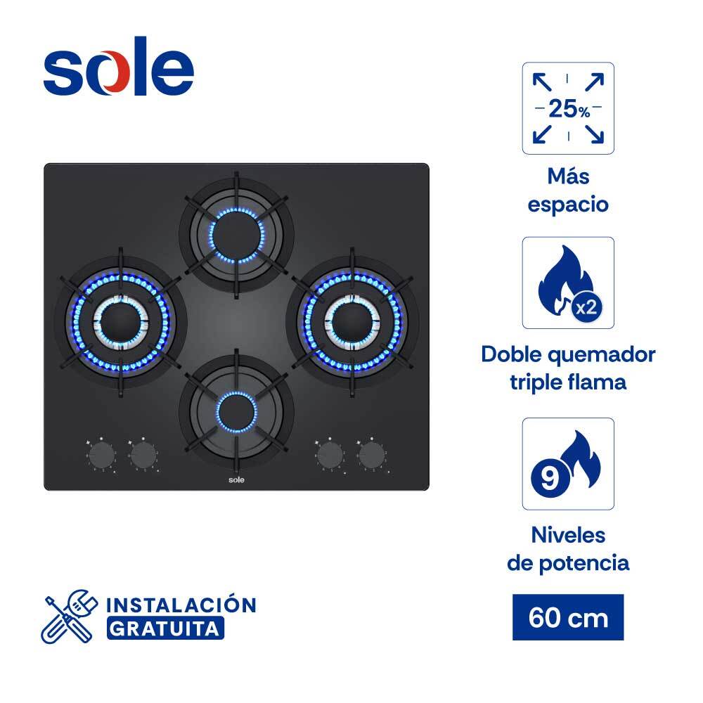 COMBO REFRI MONTREAL+CAMPANA GAIA+ENCIMERA RUBI PRO+PURIFICADOR PRIME 5 AÑOS - 4