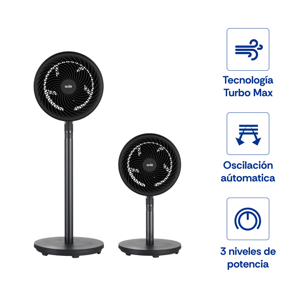 COMBO VENTILADOR 2EN1 TURBOMAX SOLE Y PURIFICADOR PRIME 5 AÑOS - 2