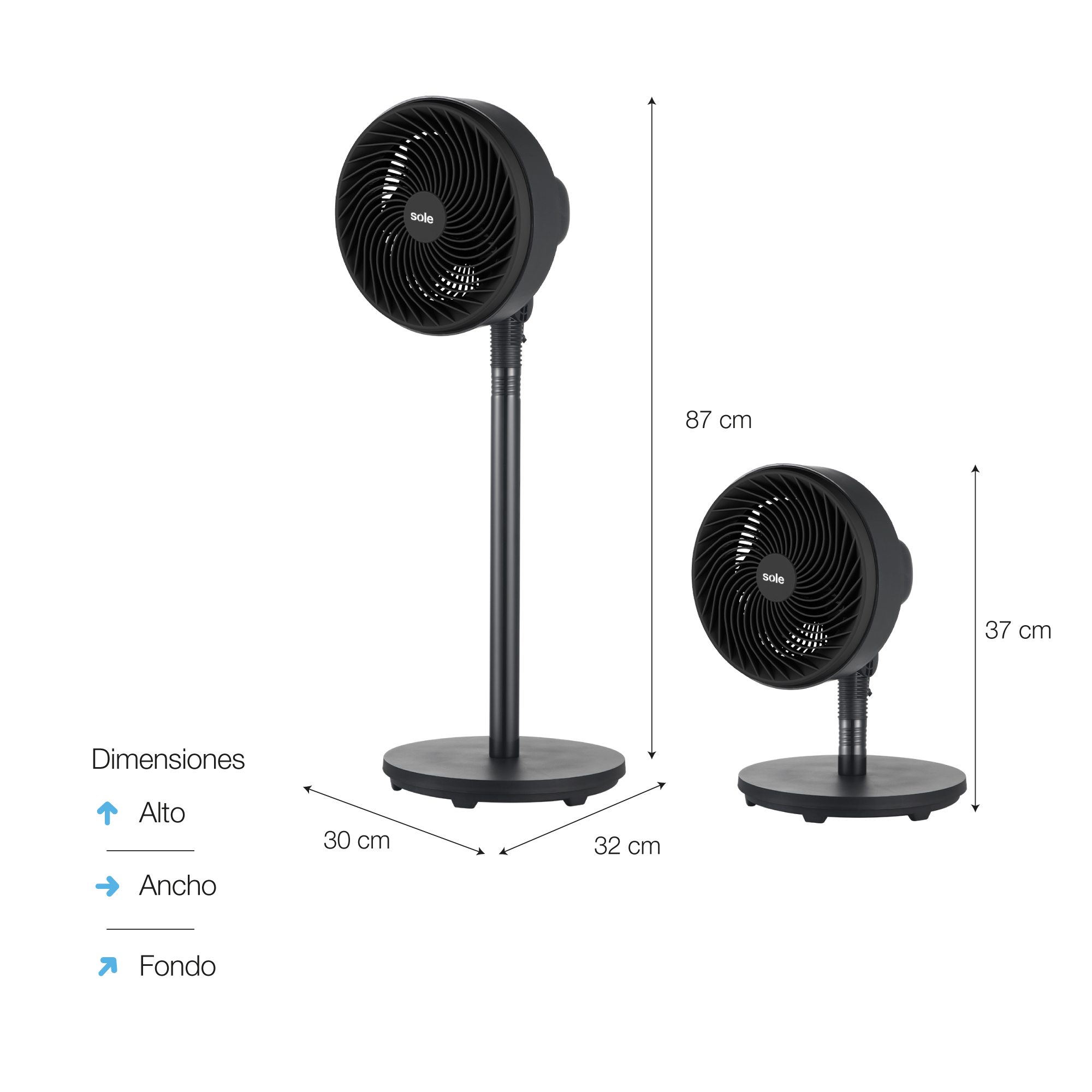 COMBO VENTILADOR 2EN1 TURBOMAX SOLE Y PURIFICADOR PRIME 5 AÑOS - 3