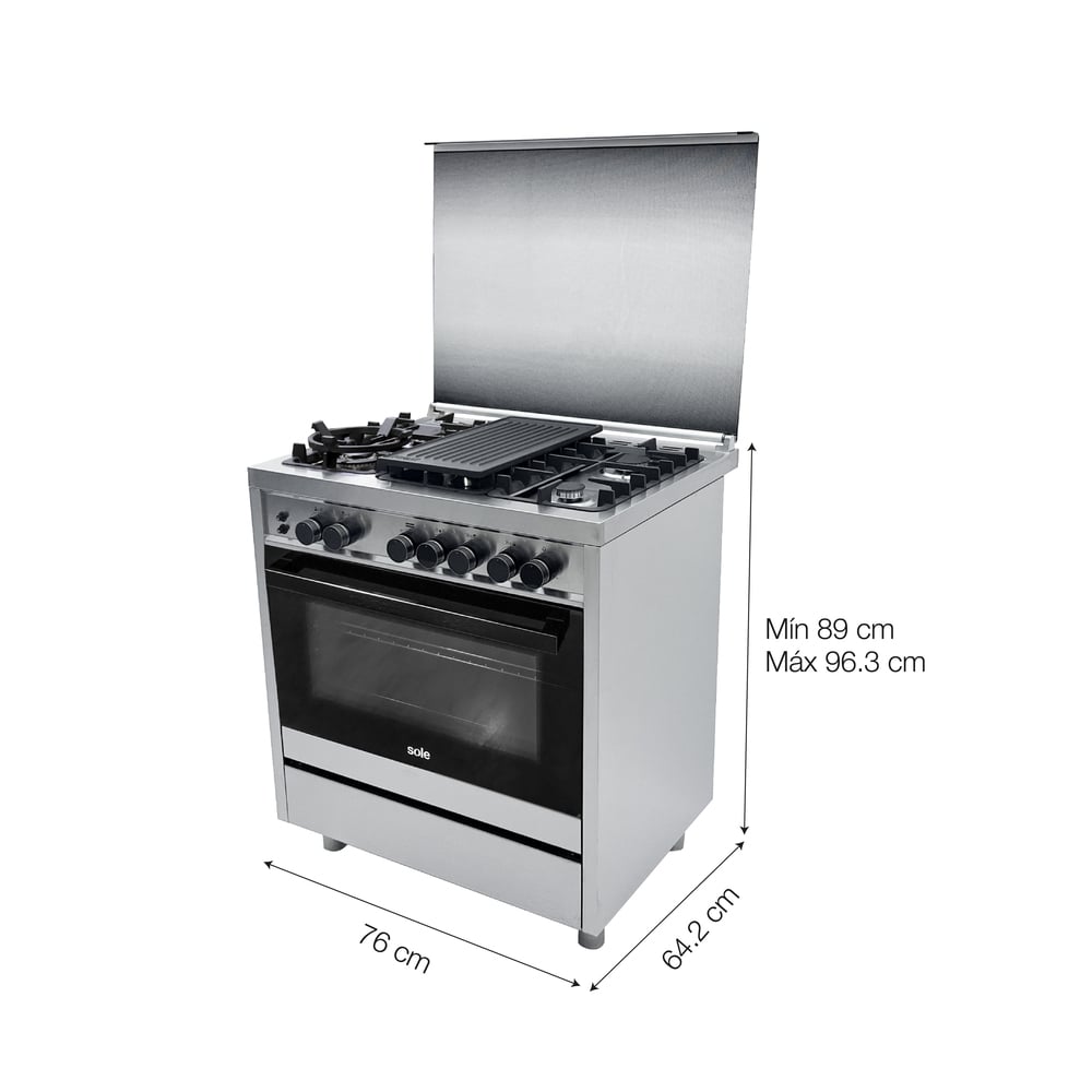 COMBO COCINA DE PIE BALI 5H Y MICROONDAS 3 EN 1 MULTIFUNCIONES 21L - 4