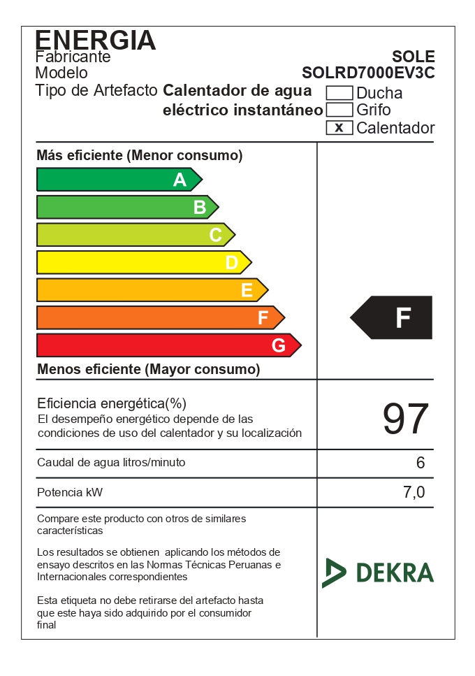 RAPIDUCHA ESPAÑOLA TEMP-PRO SOLE 7000W - 7