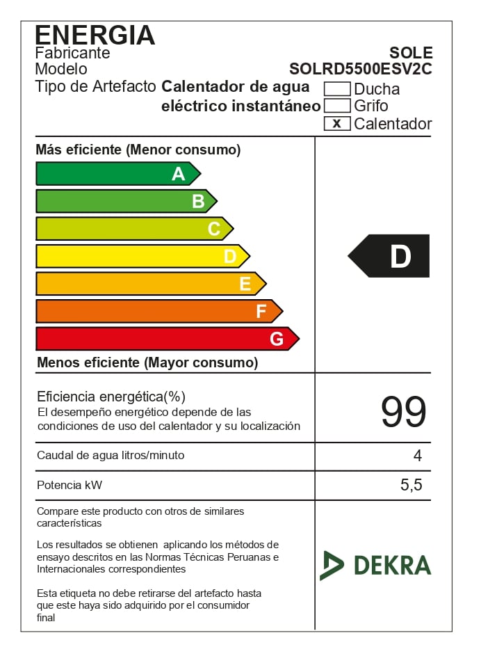 RAPIDUCHA SOLE ESPAÑOLITA 5.5KW CON ACCESORIOS - 7