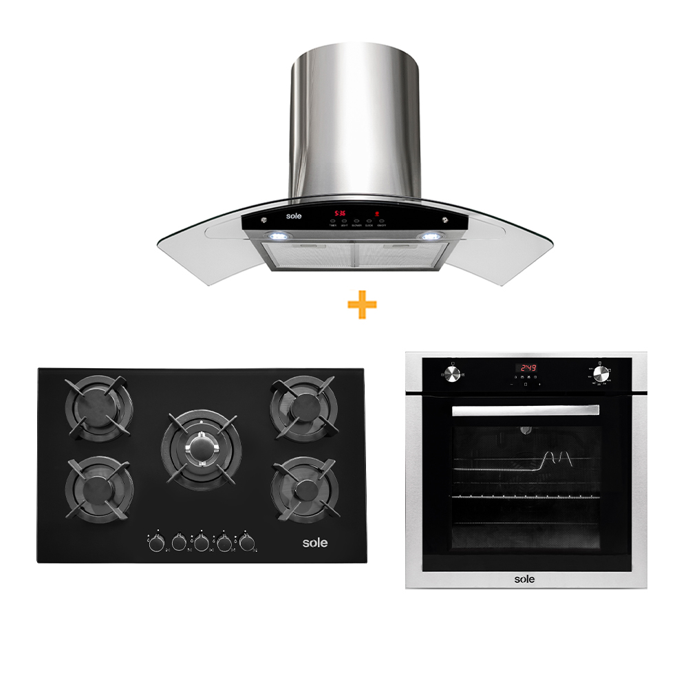 COMBO0964 SOLE ENCIMERA + CAMP EXTRACTORA + HORNO - 1