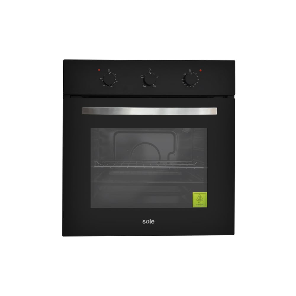 HORNO ELÉCTRICO EMPOTRABLE 68L VIDRIO TEMPLADO SOLE - 1