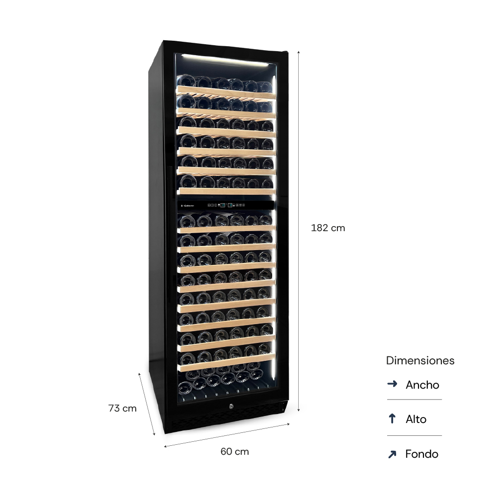 CAVA DE VINOS S-COLLECTION 188 BOTELLAS - 4