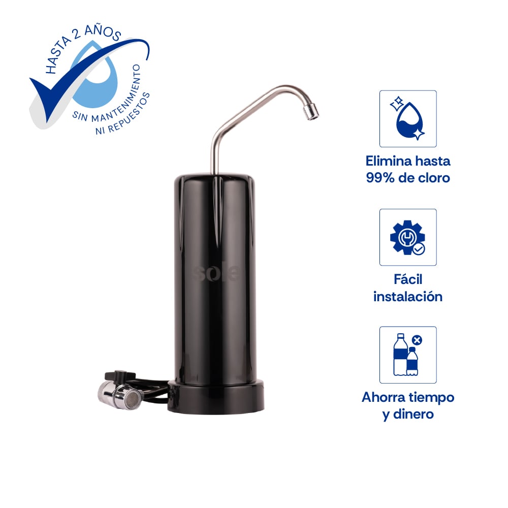 PURIFICADOR DE AGUA SOLE PRIME ALCALINIZADOR BLACK - 1