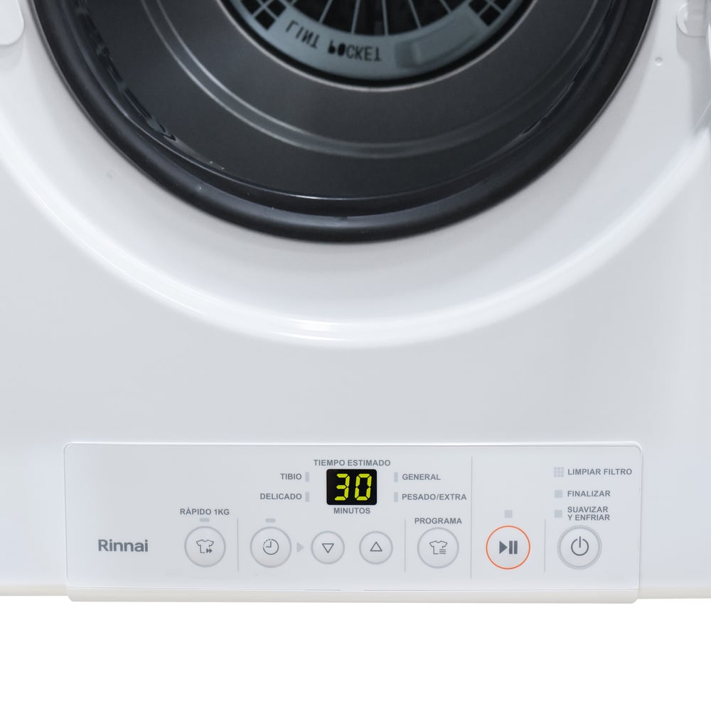 SECADORA DE ROPA RINNAI A GAS GN 10 KG - 6