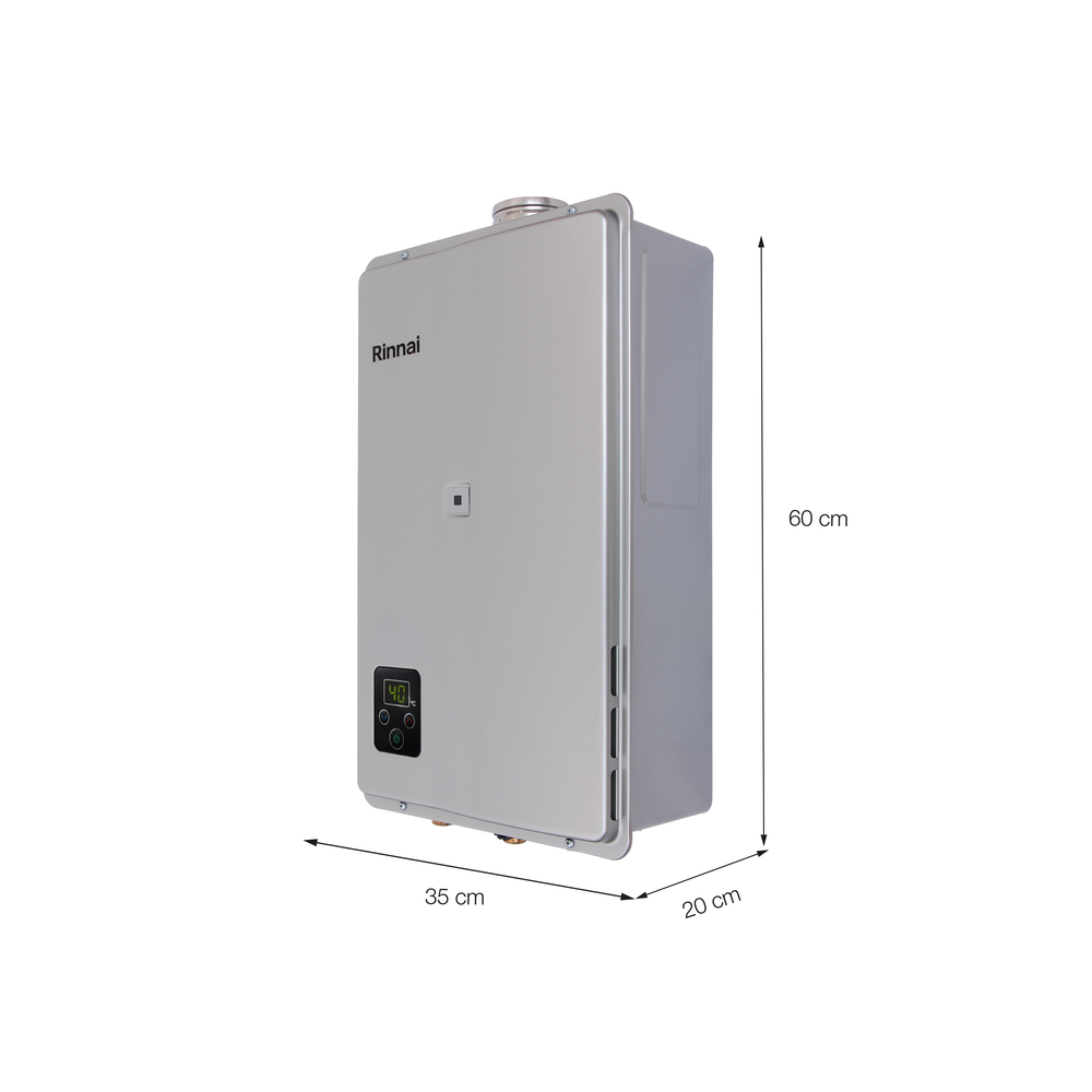 CALENTADOR A GAS GLP 23 LITROS RINNAI - 4
