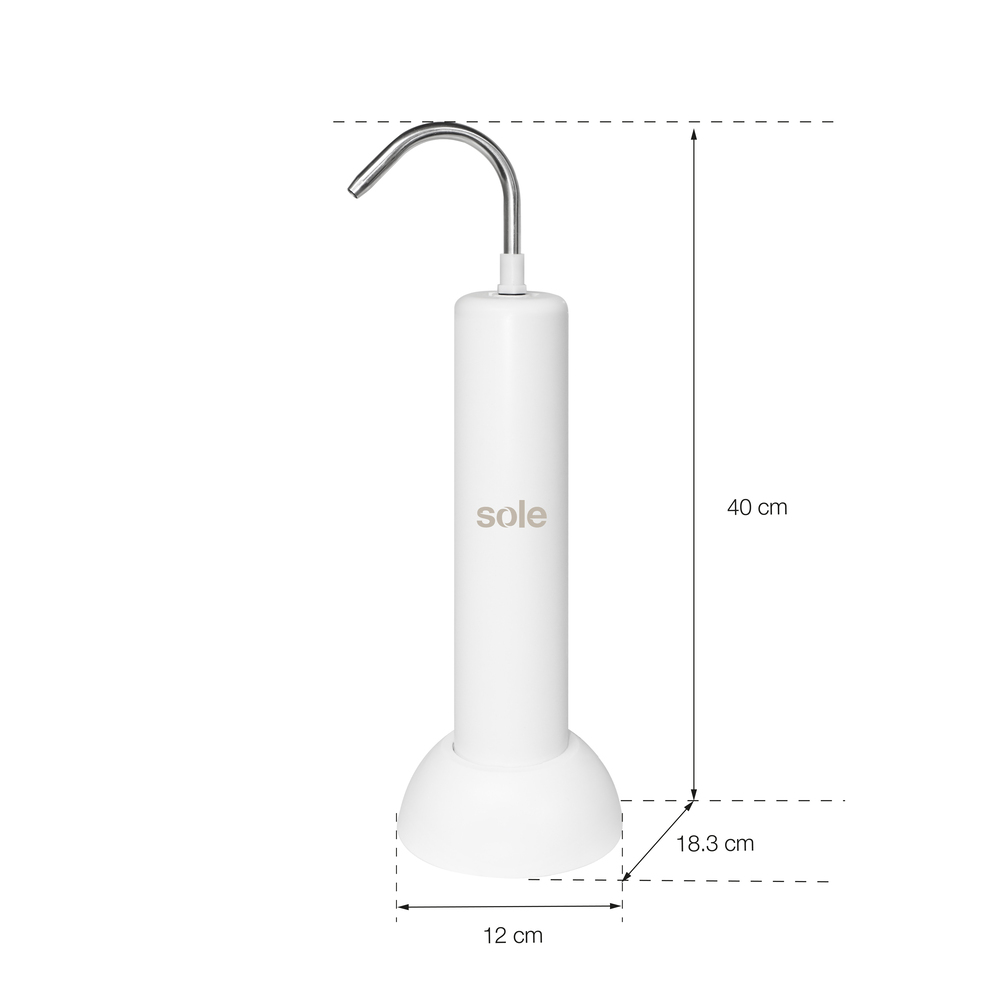 PURIFICADOR DE AGUA SOBRE LAVADERO 2 AÑOS SOLE PRESTIGE - 7