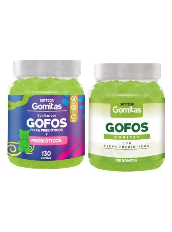 PACK 2 GOMITAS GOFOS PARA NIÑOS + GOFOS PARA ADULTOS 260 UND - 1