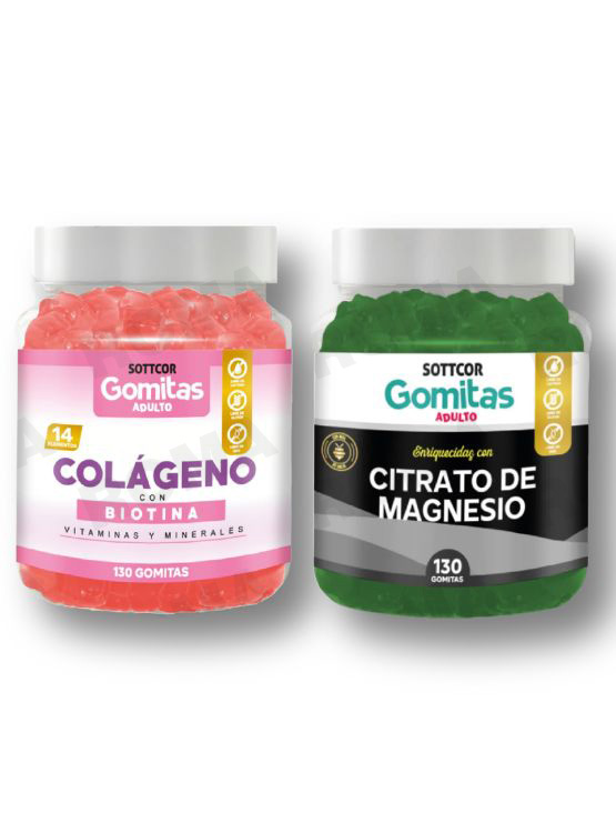 PACK GOMITAS COLAGENO Y GOMITAS CITRATO DE MAGNESIO - 1