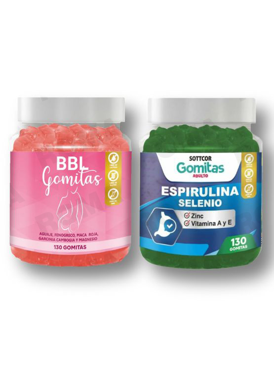 PACK BBL GOMITAS AGUAJE Y GOMITAS ESPIRULINA - 1