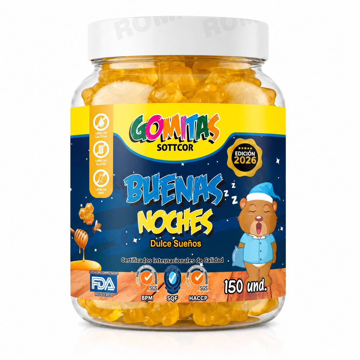 BUENAS NOCHES PARA NIÑOS 150 GOMITAS SOTTCOR LABS - 1