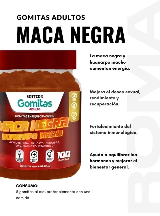 PACK GOMITAS BBL AGUAJE Y GOMITAS MACA NEGRA - 3