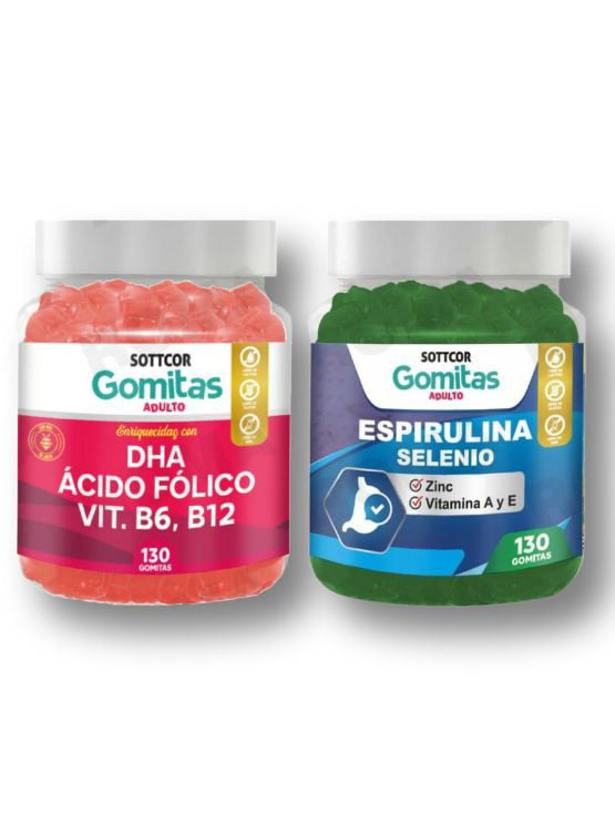 PACK GOMITAS DHA Y GOMITAS ESPIRULINA - 1