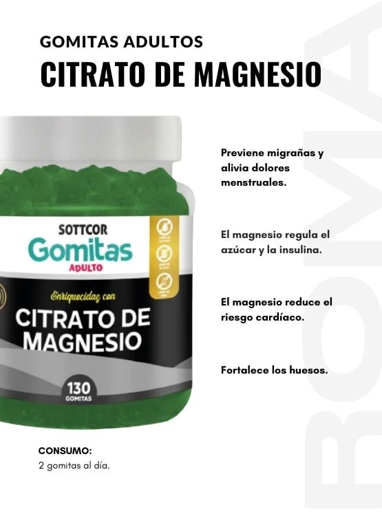 PACK GOMITAS VINAGRE DE MANZANA Y GOMITAS CITRATO DE MAGNESIO - 3