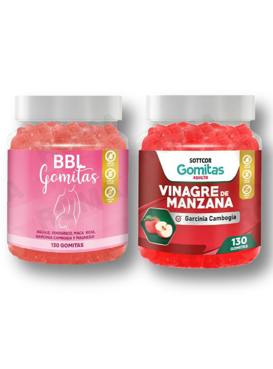 PACK GOMITAS BBL AGUAJE Y GOMITAS VINAGRE DE MANZANA - 1