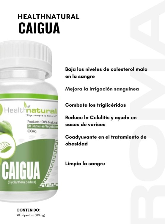 ASHWAGANDHA HEALTHNATURAL 500MG + CAIGUA HEALTHNATURAL 500MG - 3