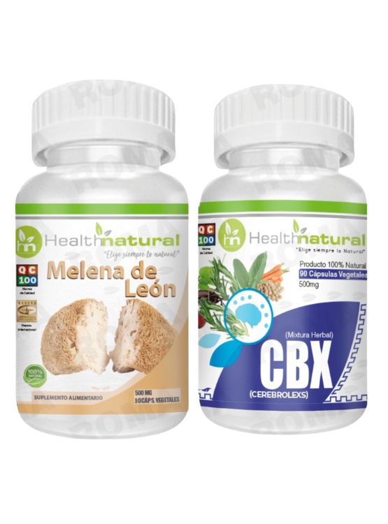 MELENA DE LEÓN HEALTHNATURAL + CBX(CEREBROLEXS) HEALTHNATURAL 500MG - 1