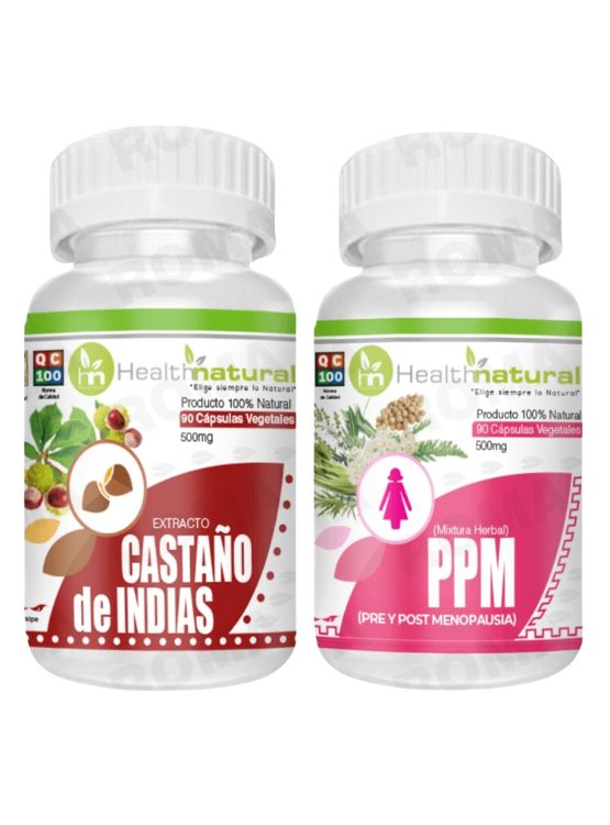 CASTAÑO DE INDIAS HEALTHNATURAL 500MG+ PPM(PRE Y POST MENOPAUSIA) HEALTHNATURAL 500MG - 1