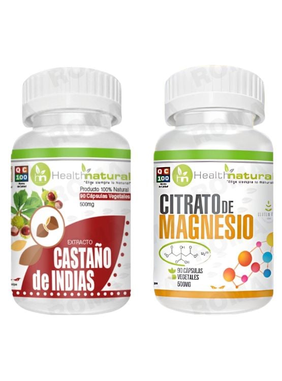 CASTAÑO DE INDIAS HEALTHNATURAL + CITRATO DE MAGNESIO HEALTHNATURAL - 1