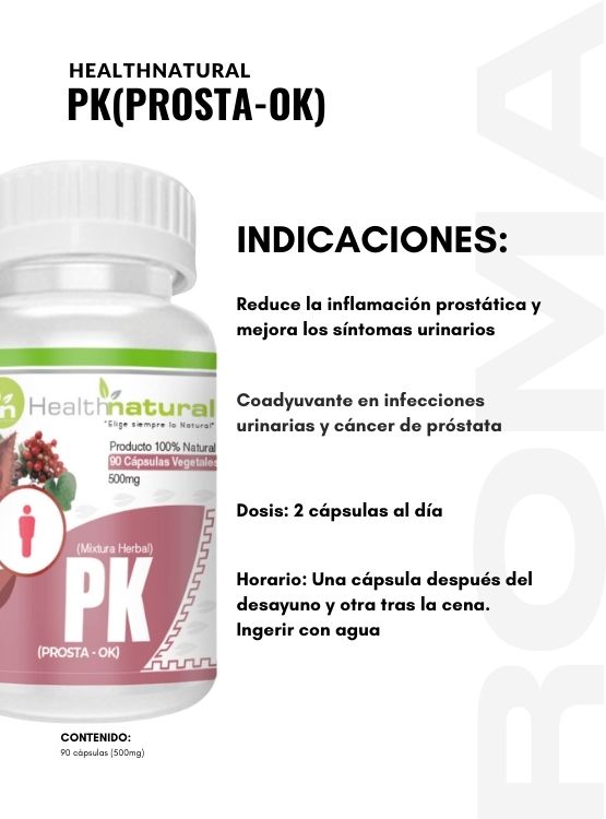 PACK 3 PK(PROSTA-OK) HEALTHNATURAL 1500MG + REGALO PASTILLERO - 3