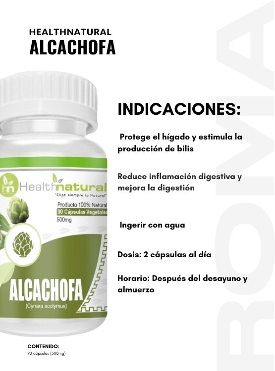 PACK 3 ALCACHOFA HEALTHNATURAL 1500MG + REGALO PASTILLERO - 3