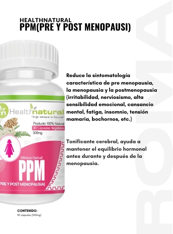 PACK 2 PPM(PRE Y POST MENOPAUSIA) HEALTHNATURAL 1000MG + REGALO - 2