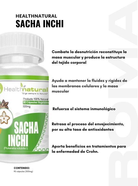 SACHA INCHI HEALTHNATURAL 500MG + REGALO PASTILLERO - 2